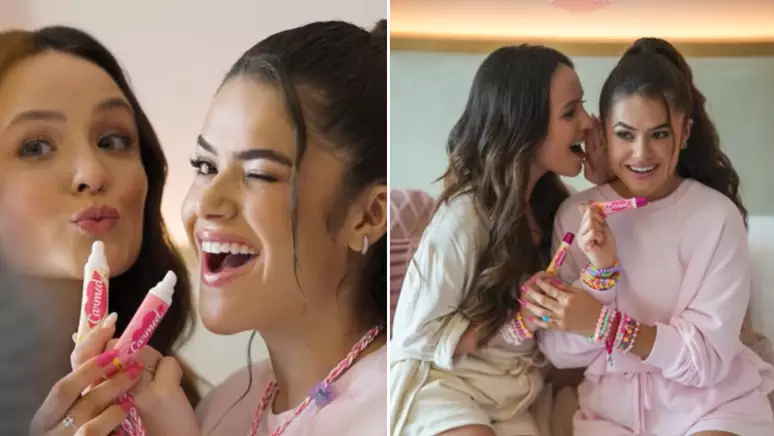 Live com Larissa Manoela e Maísa vende R$ 40 mi em brilho labial em apenas 20 minutos