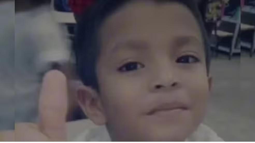 Criança que morreu na escola