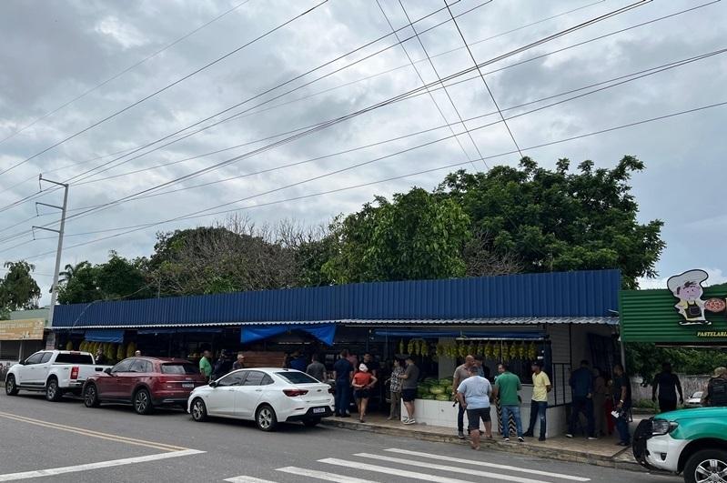 demolição da feira