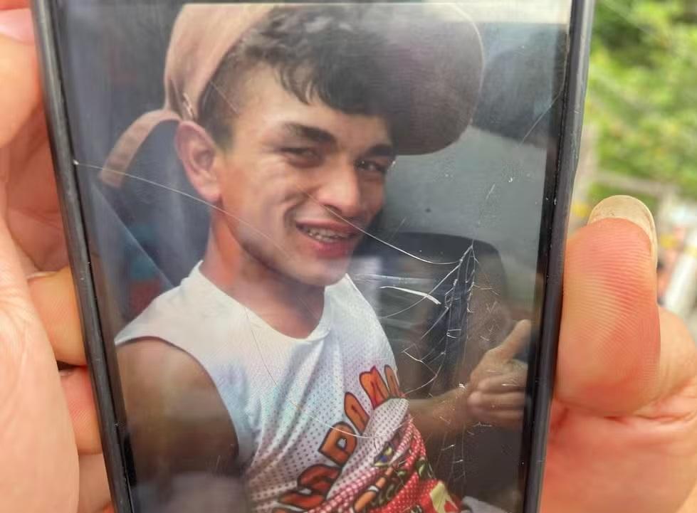 vítima do deslizamento